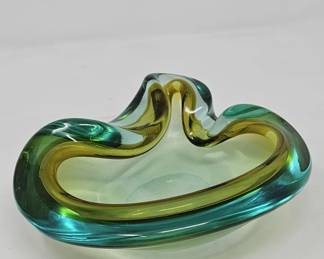 Mid-century Modern hand-blown Murano Sommerso