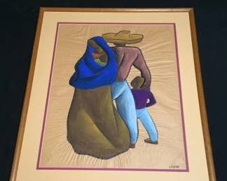 Miguel Condé watercolor & gouache painting