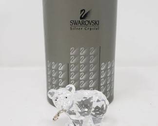  Swarovski crystal bear figurine