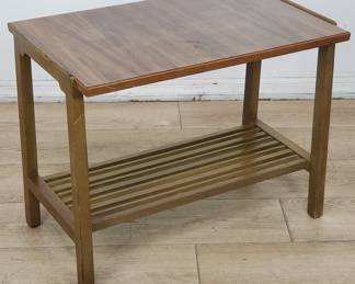 Dunbar mid-century 2-tier side table