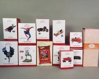 Collection of Hallmark keepsake ornaments