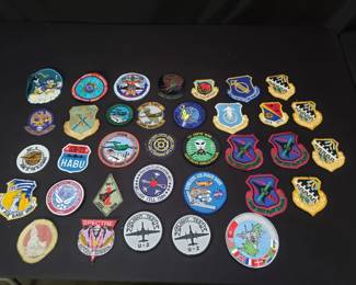 Group of patches – C-174 combined test force, USA