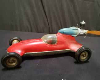 Vintage thimble drome prop rod gas powered car