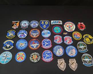  Group of patches – Lightning 2 F-35 OT&E, F-22 etc.
