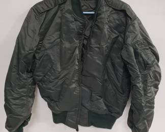 Vintage military style bomber jacket