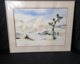 Tracy Freeman watercolor, "Spring Prelude"