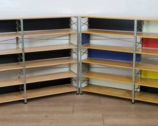 Pair of Modernica shelving units