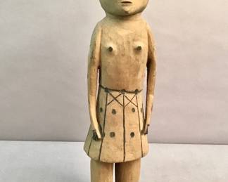 50-year-old traditional wood carving from Portuguese Angola, on the coast of West Africa