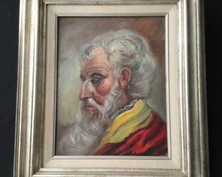 Oil painting portrait on canvas