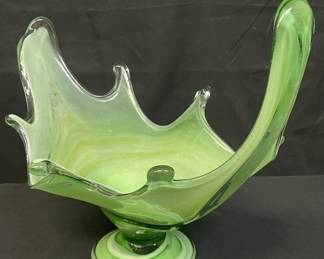 Vintage art glass bowl