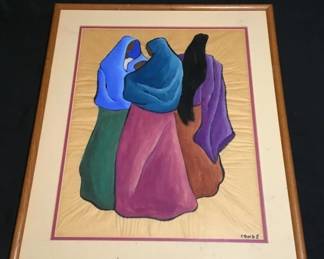 Miguel Condé watercolor & gouache painting