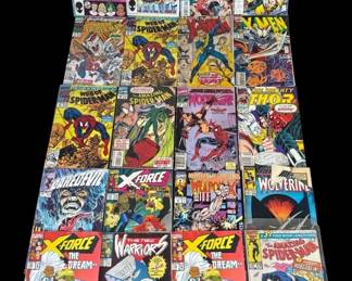 Lot of 20 vintage 1990's comic books