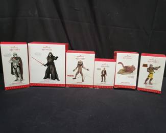 Collection of Star Wars Hallmark Keepsake ornaments