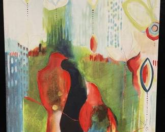 Giclée on canvas with hand-applied acrylic