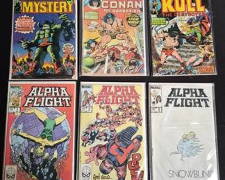 Group of vintage comic books