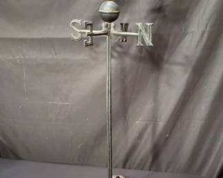 Vintage cast iron weathervane