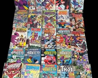 Lot of 25 vintage 1980's comic books