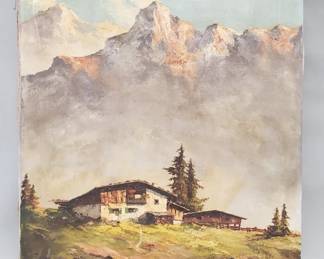 Signed H. Everdt oil painting on canvas