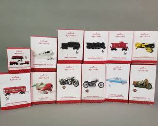 Collection of Hallmark keepsake ornaments