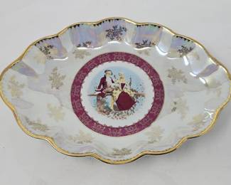 Vintage Czech Republic classic porcelain serving dish