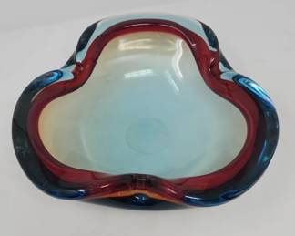 Mid-century Modern hand-blown Murano Sommerso