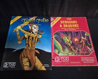 Vintage AD&D Fiend Folio and D&D Basic Rules