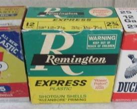 Vintage Full Boxes of 12 Gauge Shotgun Shells