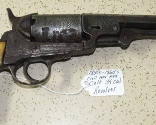 1850's - 1860's Civil War Era Colt 35 Caliber Revolver