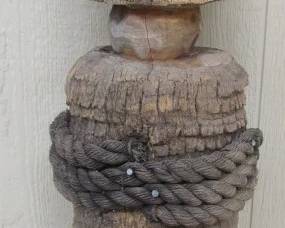Wood Nautical Post