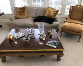 Large oriental style coffee table 