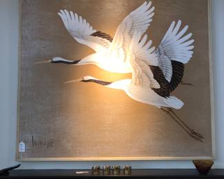 Painting by Wing Lee oil on canvas