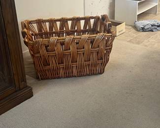Large basket..great to keep blankets & throws in