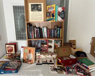 Assorted paperback & hardback books.