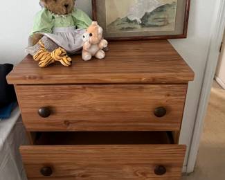 Small wood dresser
