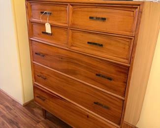 Beautiful Solid Wood Bureau.  Oil diffuser and essential oils