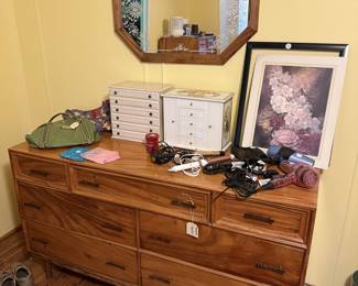 Beautiful Dresser made of solid wood,  Purses, jewelry boxes.