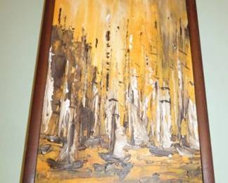 Signed Carol Balatti Oil Painting