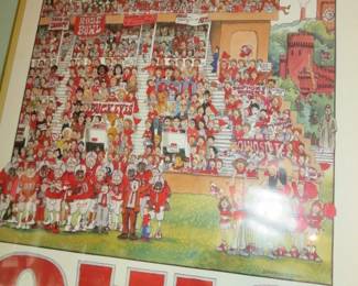John Holladay 1986 Ohio State Buckeyes Football Print