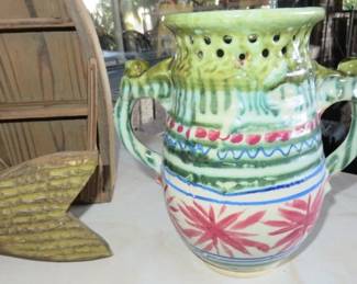 Art Studio Pottery Vase Signed Douglas 87