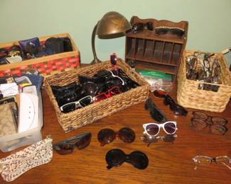 Large Collection of Eyeglasses & Cases