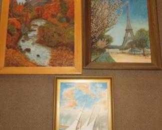 Original Artist Signed Oil Painting on Board