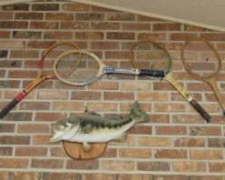 Collection Vintage Wooden Tennis Rackets