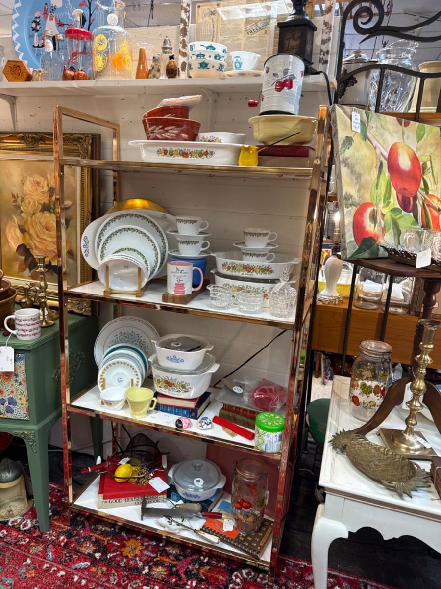 Kitchen Collectibles including Fire King, Corelle, Spice of Life, Corning, Pyrex and more