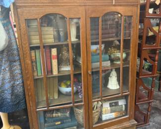 Antique book shelf