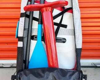 SR117Bored Works Back Blow Up Paddle Board