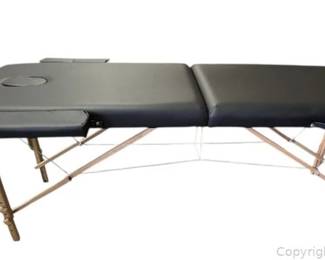 Unbranded Massage Table with Travel Case and Laminated Anatomy Posters