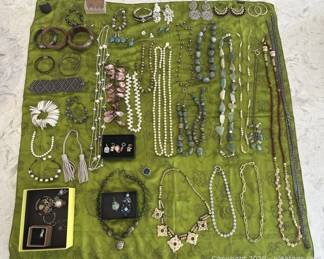Large Lot of Carefully Curated Costume Jewelry Tons of Natural Materials in Great Condition