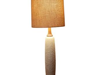 Textured MCM Table Lamp