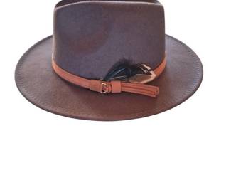 Adjustable Brown Fedora Hat