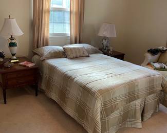 Bed and linens available for sale